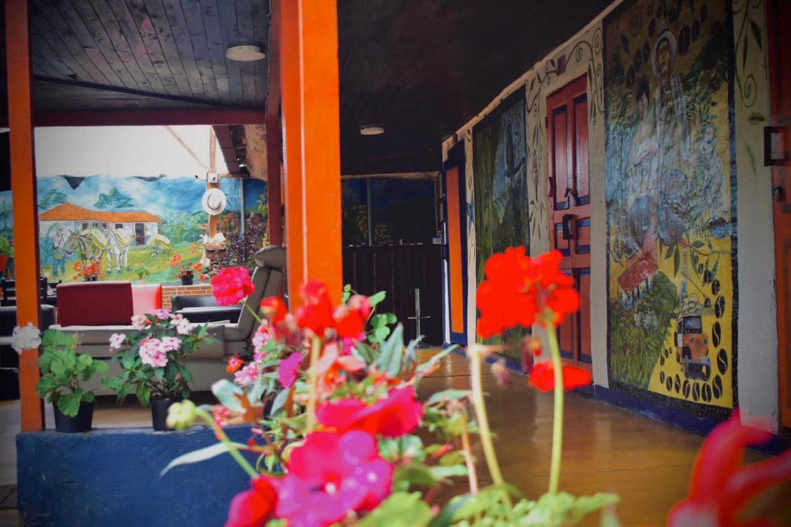 Hostal La Pijarana Salento Buitenkant foto